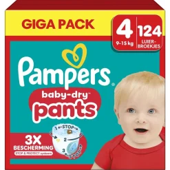 Pampers Luierbroekjes Maat 4>Baby-Dry Pants Maat 4 Luierbroekjes