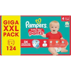 Pampers Luierbroekjes Maat 4>Baby-Dry Pants Maat 4 Luierbroekjes