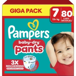 Pampers Luierbroekjes Maat 7>Baby-Dry Pants Maat 7 Luierbroekjes