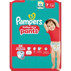 Pampers Luierbroekjes Maat 7>Baby-Dry Pants Maat 7 Luierbroekjes