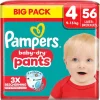 Pampers Luierbroekjes Maat 4>Baby-Dry Pants Maat 4 Luierbroekjes