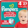 Pampers Luierbroekjes Maat 4>Baby-Dry Pants Maat 4 Luierbroekjes