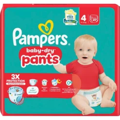 Pampers Luierbroekjes Maat 4>Baby-Dry Pants Maat 4 Luierbroekjes