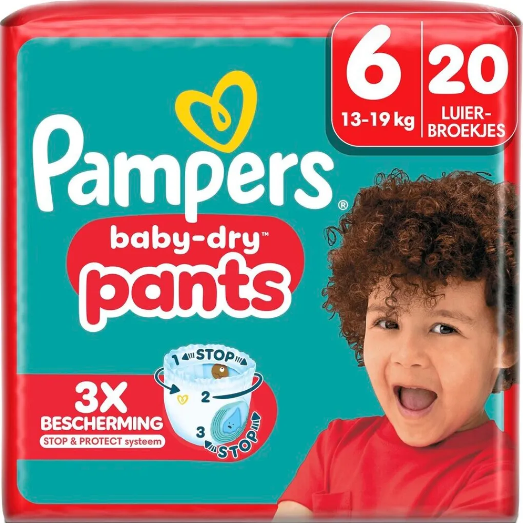 Pampers Luierbroekjes Maat 6>Baby-Dry Pants Maat 6 Luierbroekjes