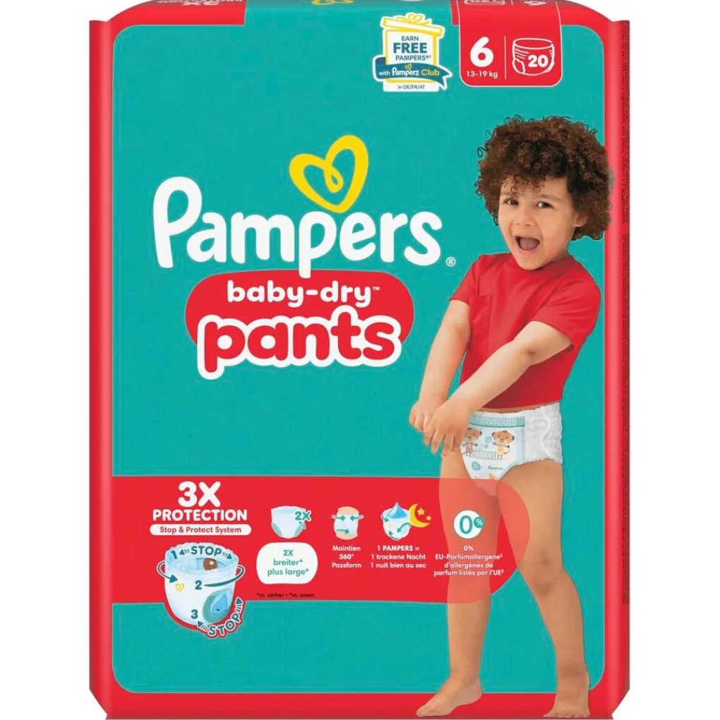 Pampers Luierbroekjes Maat 6>Baby-Dry Pants Maat 6 Luierbroekjes