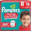 Pampers Luierbroekjes Maat 8>Baby-Dry Pants Maat 8 Luierbroekjes