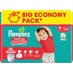 Pampers Luierbroekjes Maat 7>Baby-Dry Pants Maat 7 Luierbroekjes
