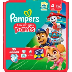 Pampers Luierbroekjes Maat 4>Baby-Dry Paw Patrol Pants Maat 4 Luierbroekjes