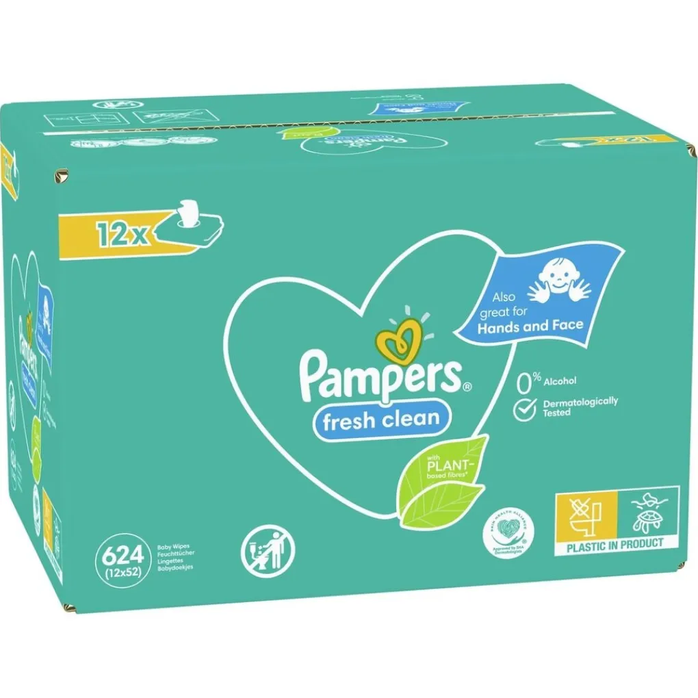 Pampers Billendoekjes>Fresh Clean Billendoekjes