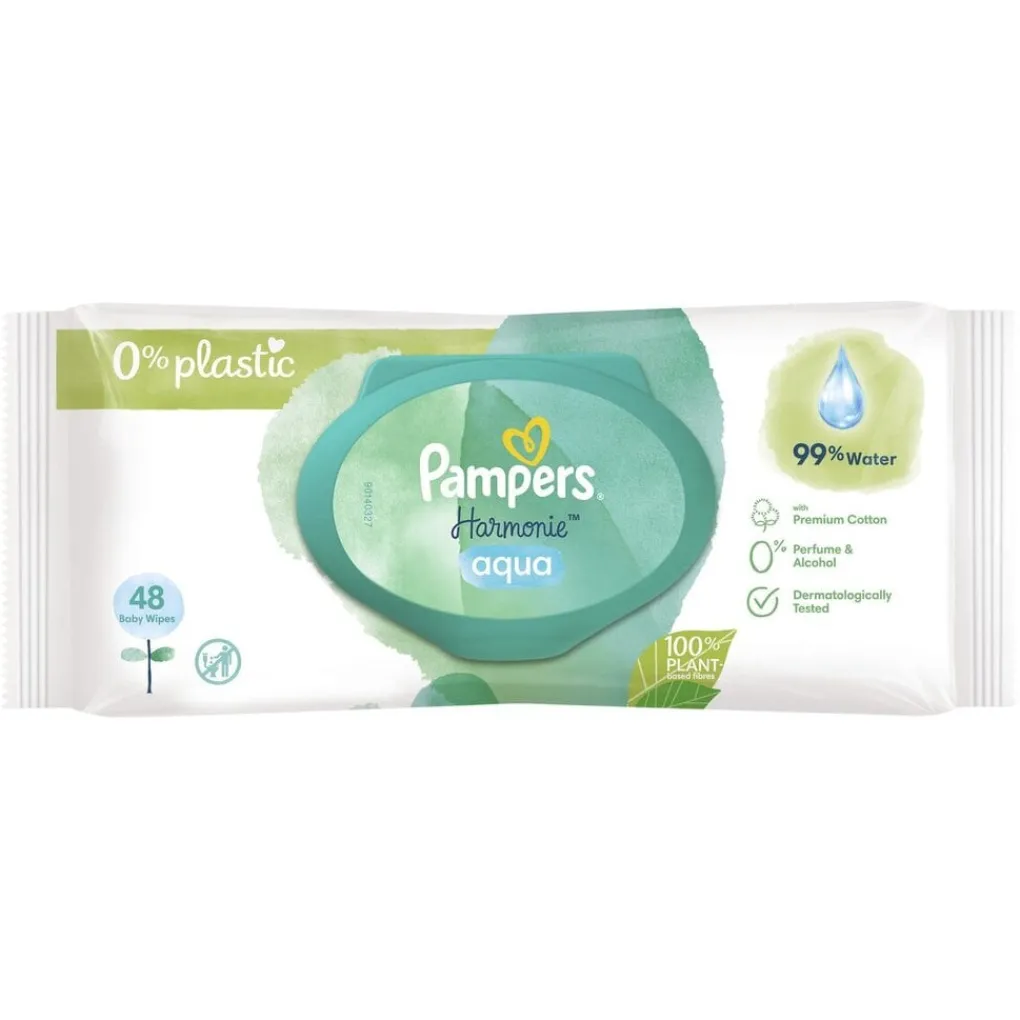 Pampers Billendoekjes>Harmonie Aqua Billendoekjes
