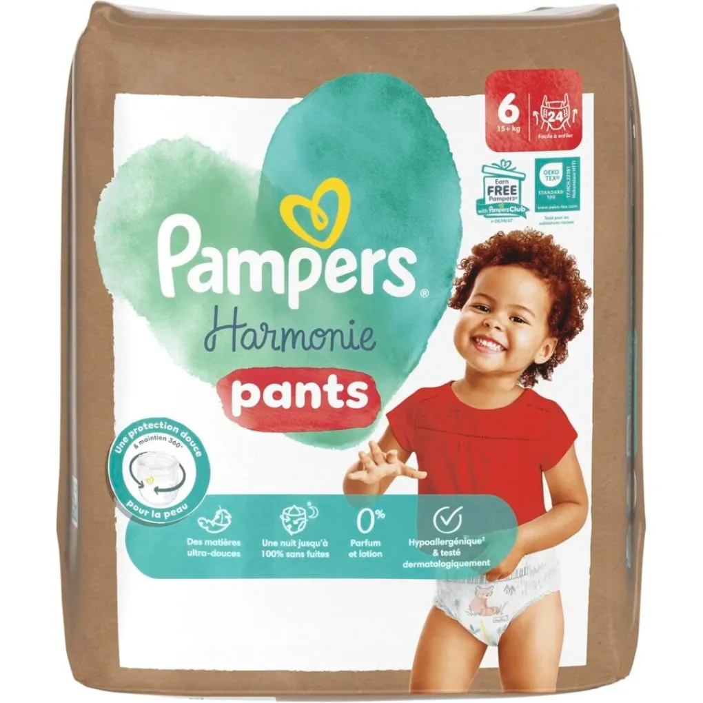 Pampers Luierbroekjes Maat 6>Harmonie Maat 6 Luierbroekjes