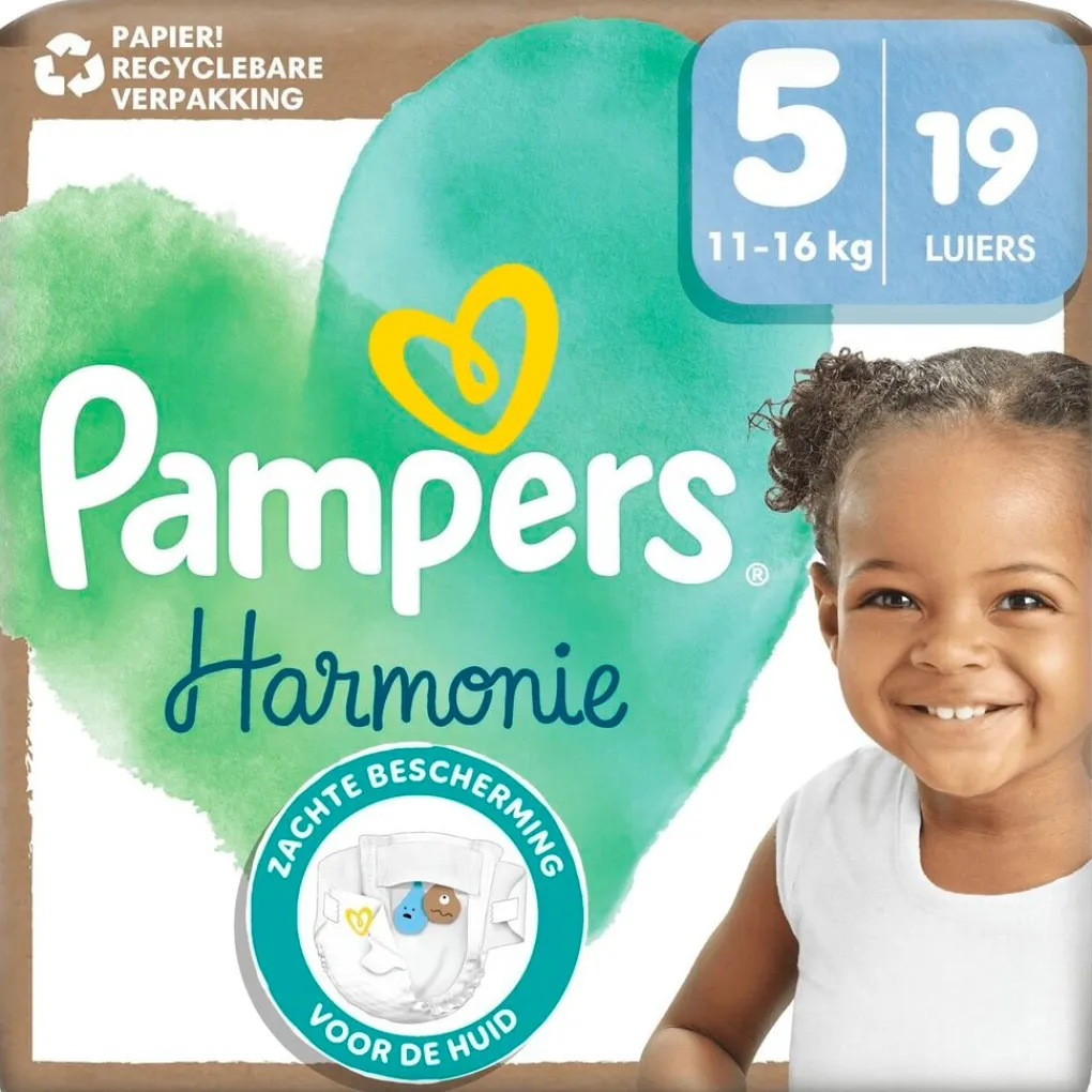Pampers Luiers Maat 5>Harmonie Maat 5 Luiers