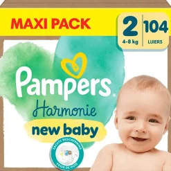 Pampers Luiers Maat 2>Harmonie Maat 2 Luiers