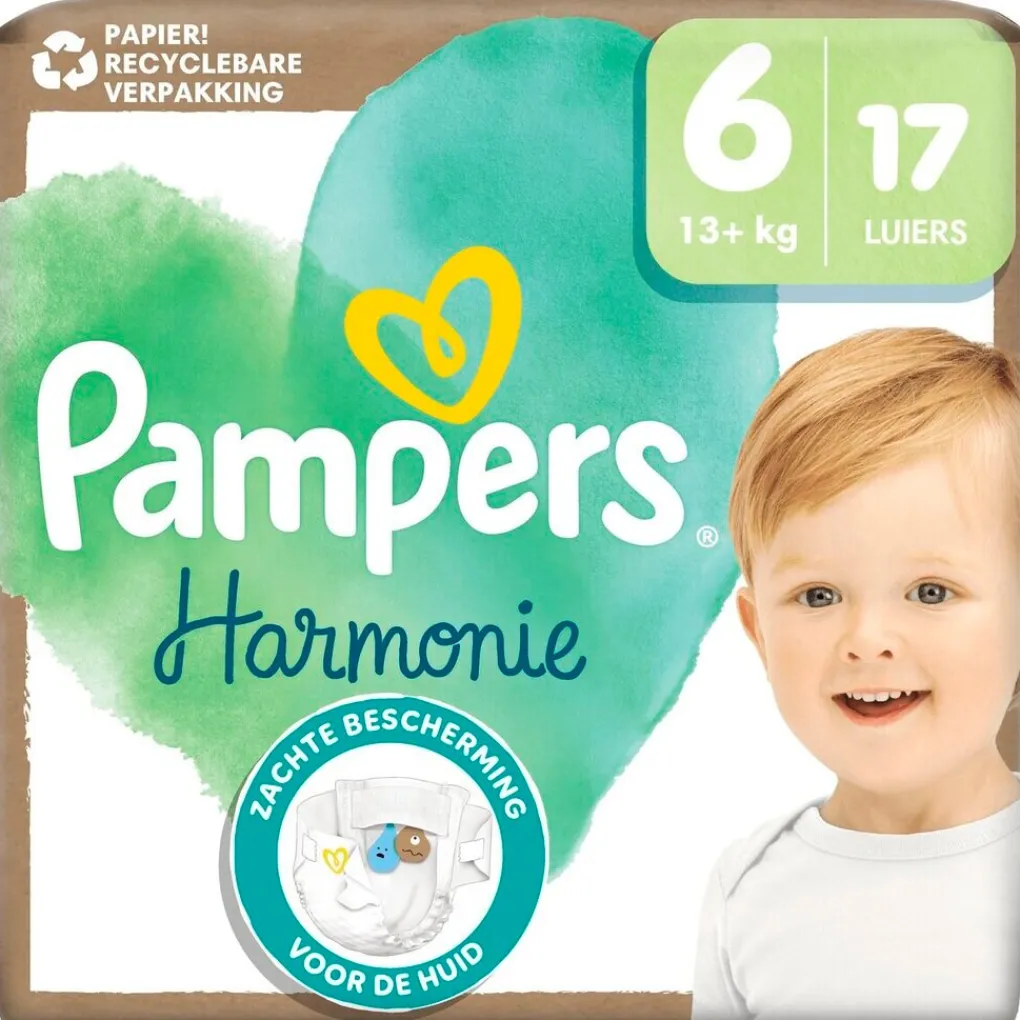 Pampers Luiers Maat 6>Harmonie Maat 6 Luiers