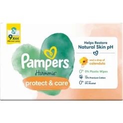 Pampers Billendoekjes>Harmonie Protect & Care Calendula Babydoekjes