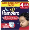 Pampers Pyjamabroekjes|Luierbroekjes Maat 4>Night Pants Maat 4 Luierbroekjes