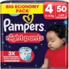 Pampers Pyjamabroekjes|Luierbroekjes Maat 4>Night Pants Maat 4 Luierbroekjes