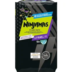 Ninjamas Pyjamabroekjes>Pampers Jongens 4-7 Jaar Pyjama Pants