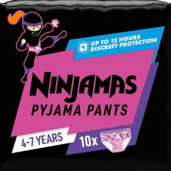 Ninjamas Pyjamabroekjes>Pampers Meisjes 4-7 Jaar Pyjama Pants