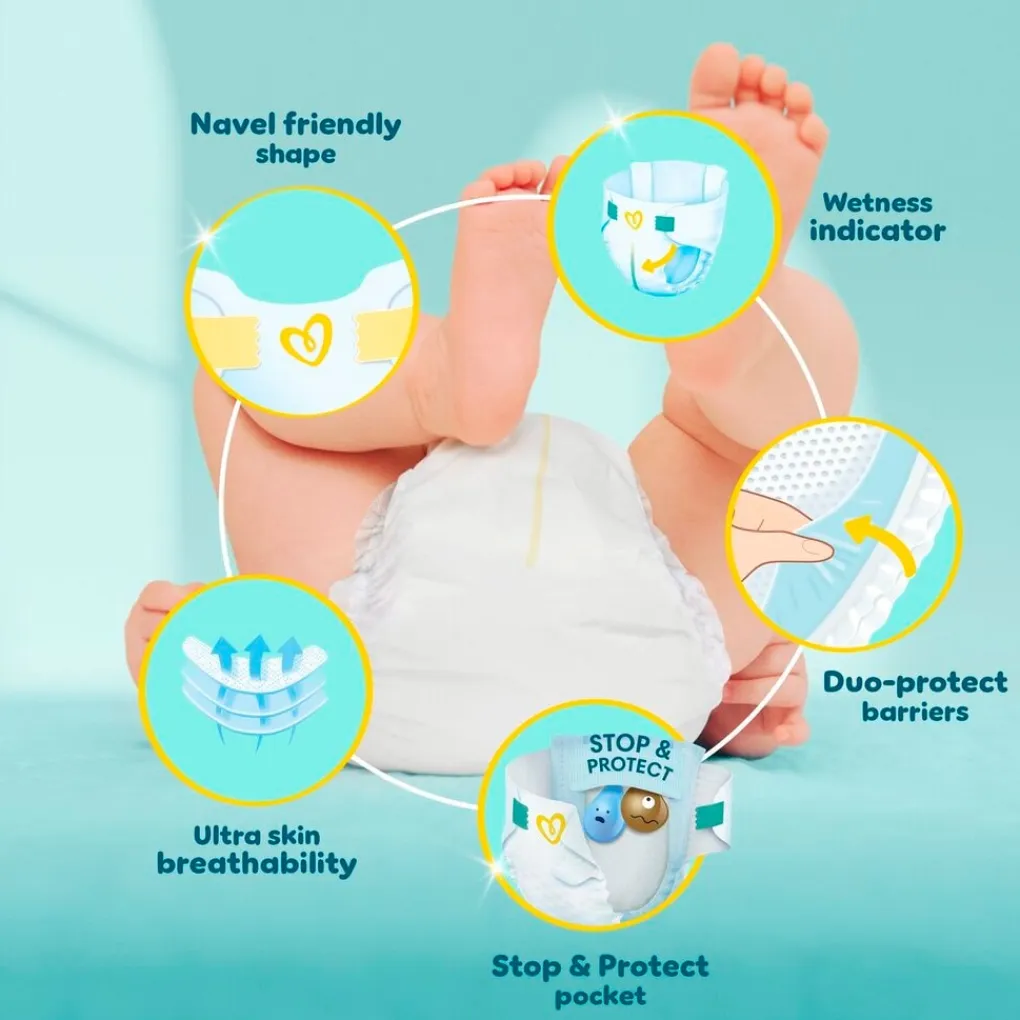 Pampers Luiers Maat 2>Premium Protection Maat 2 Luiers