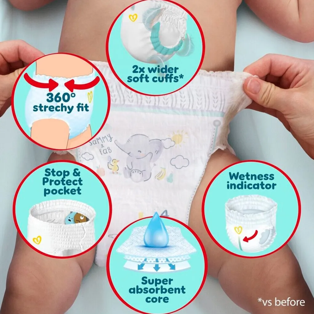 Pampers Luierbroekjes Maat 4>Premium Protection Pants Maat 4 Luierbroekjes