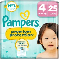 Pampers Luiers Maat 4>Premium Protection Maat 4 Luiers