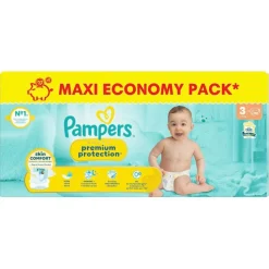 Pampers Luiers Maat 3>Premium Protection Maat 3 Luiers