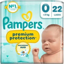 Pampers Luiers Maat 0>Premium Protection Maat 0 Luiers