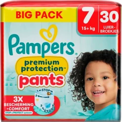 Pampers Luierbroekjes Maat 7>Premium Protection Pants Maat 7 Luierbroekjes