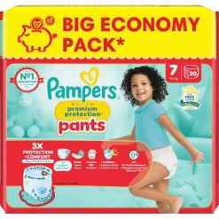 Pampers Luierbroekjes Maat 7>Premium Protection Pants Maat 7 Luierbroekjes