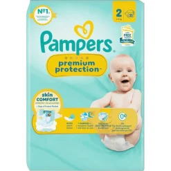 Pampers Luiers Maat 2>Premium Protection Maat 2 Luiers