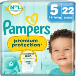 Pampers Luiers Maat 5>Premium Protection Maat 5 Luiers