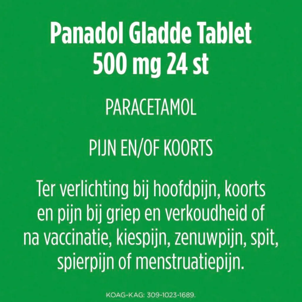 Panadol Pijn>500mg Paracetamol Filmomhulde Tabletten