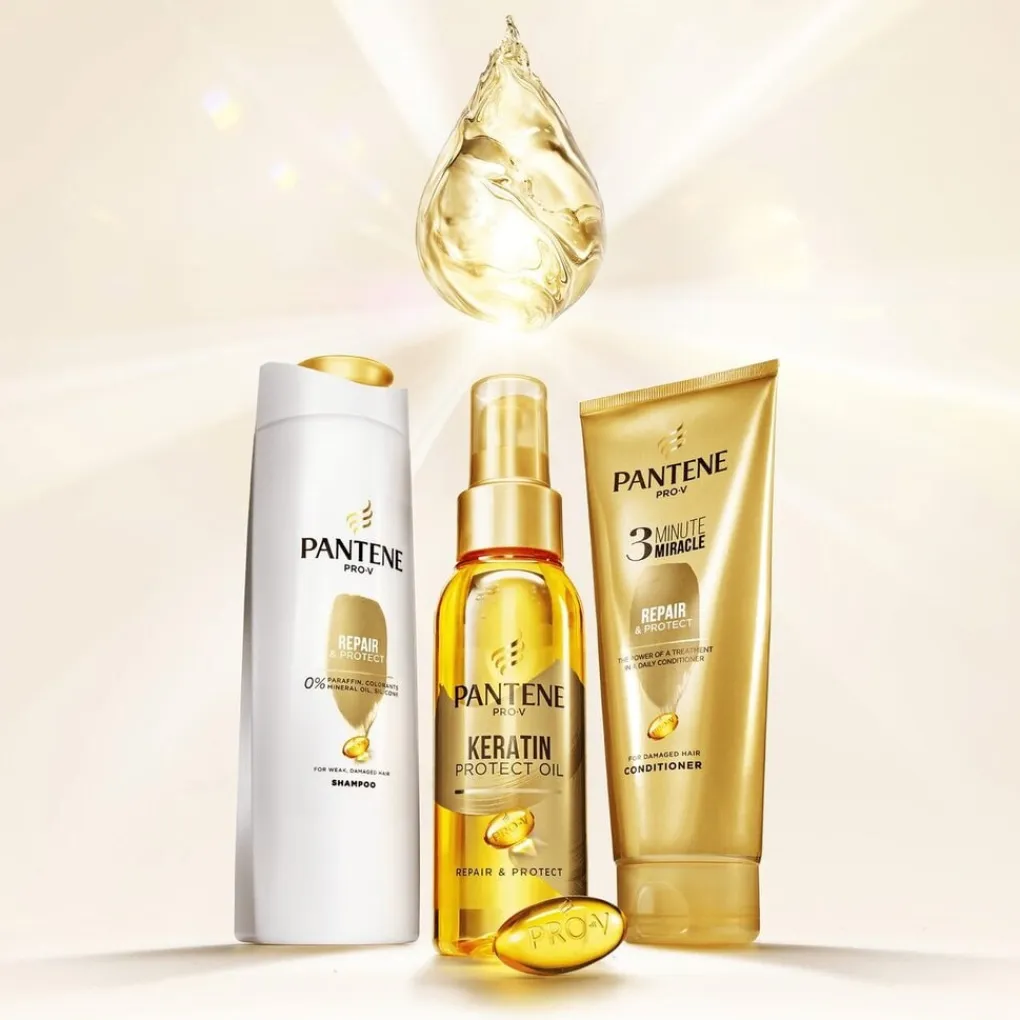 Pantene Haarolie>Pro-V Repair & Protect Keratin Protect Voedende Haarolie