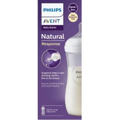 Philips Avent Babyflesjes>Natural Response SCY906/01 Babyfles met Natuurlijke Zuigreflex Flesspeen