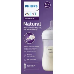 Philips Avent Babyflesjes>Natural Response SCY903/01 1m+ Babyfles met Natuurlijke Zuigreflex Flesspeen