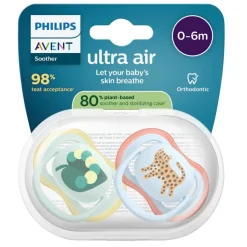 Philips Avent Fopspenen>Soother Air 0-6M SCF087/02 Fopspeen