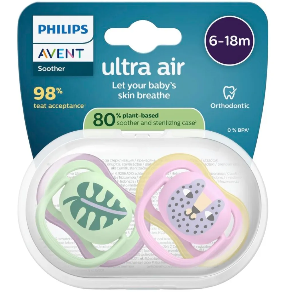 Philips Avent Fopspenen>Soother Air 6-18M SCF087/13 fopspeen