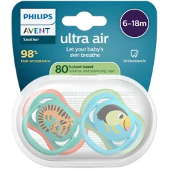 Philips Avent Fopspenen>Soother Air 6-18M SCF087/11 fopspeen