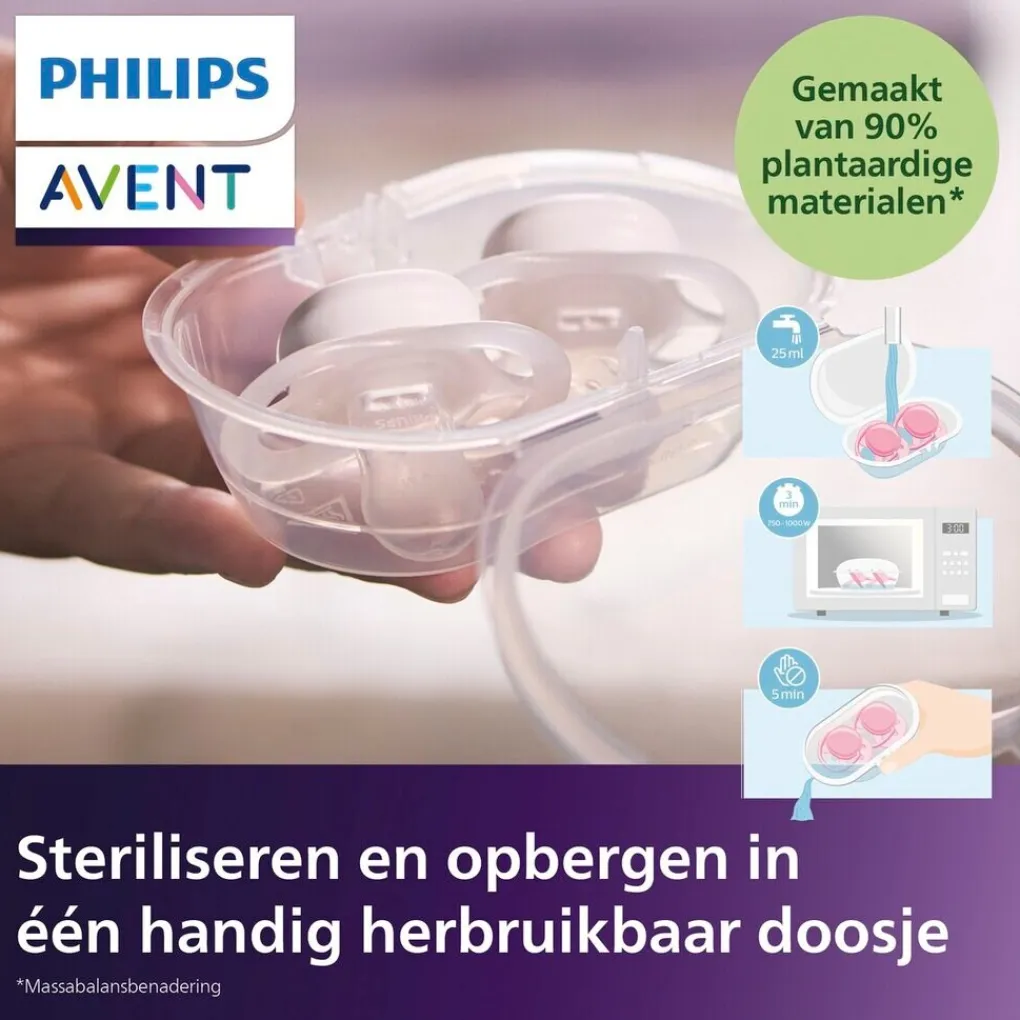 Philips Avent Fopspenen>Soother Air 6-18M SCF087/11 fopspeen