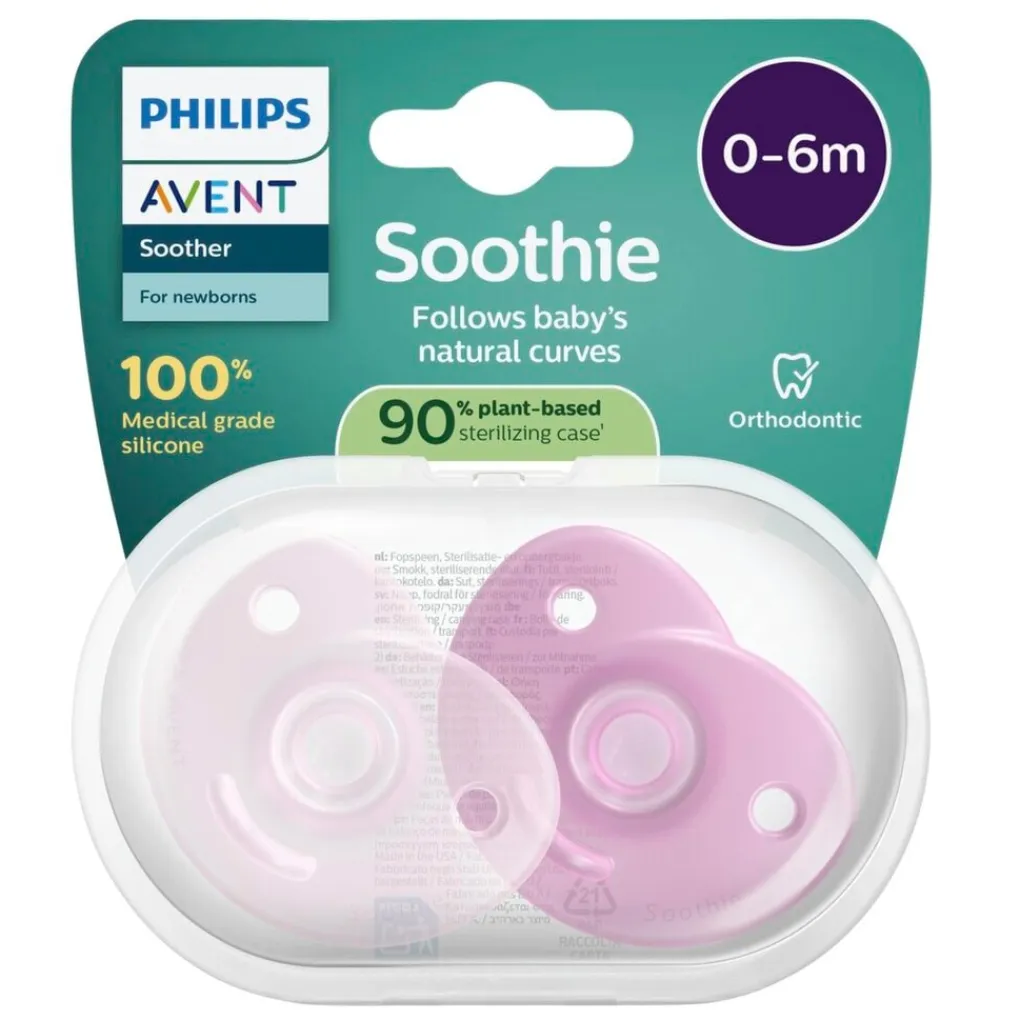 Philips Avent Fopspenen>Soother 0-6M SCF099/27 Soothie Fopspeen