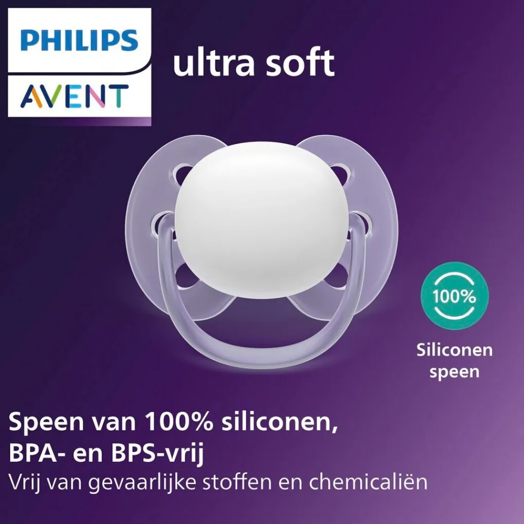 Philips Avent Fopspenen>Ultra Soft SCF091/37 Fopspeen