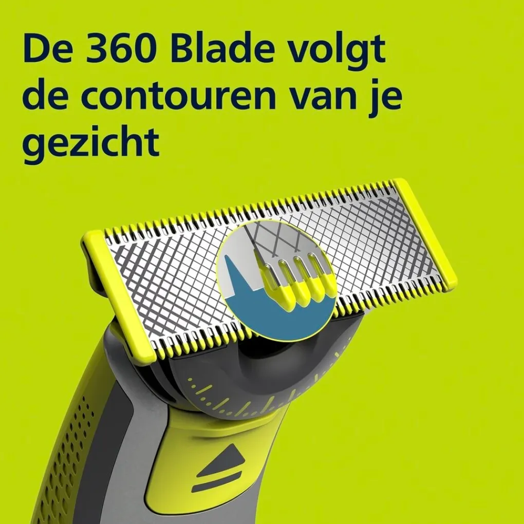 Heren Philips Multigroomers|Baardtrimmers>OneBlade 360 Blade QP2734/23 Scheerapparaat