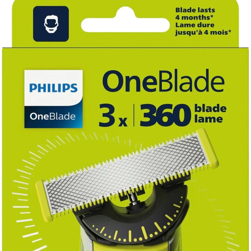 Heren Philips Scheermesjes>OneBlade 360 Blade QP430/50 Navulmesjes