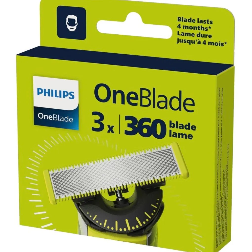 Heren Philips Scheermesjes>OneBlade 360 Blade QP430/50 Navulmesjes
