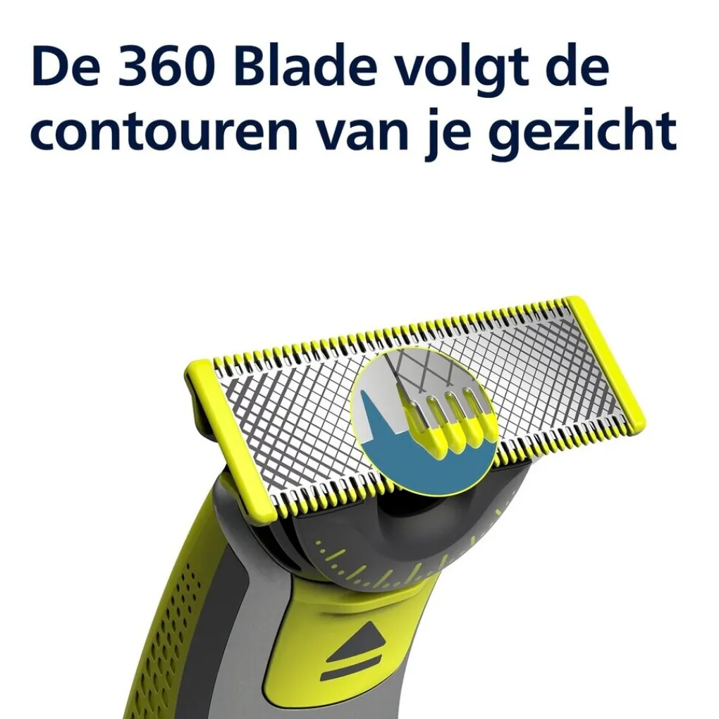 Heren Philips Scheermesjes>OneBlade 360 QP624/50 Bodykit Navulmesjes