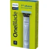 Heren Philips Baardtrimmers|Scheerapparaten>OneBlade First Shave Anti-Friction Blade QP1324/20 Scheerapparaat