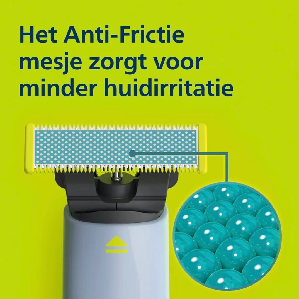 Heren Philips Baardtrimmers|Scheerapparaten>OneBlade First Shave Anti-Friction Blade QP1324/20 Scheerapparaat