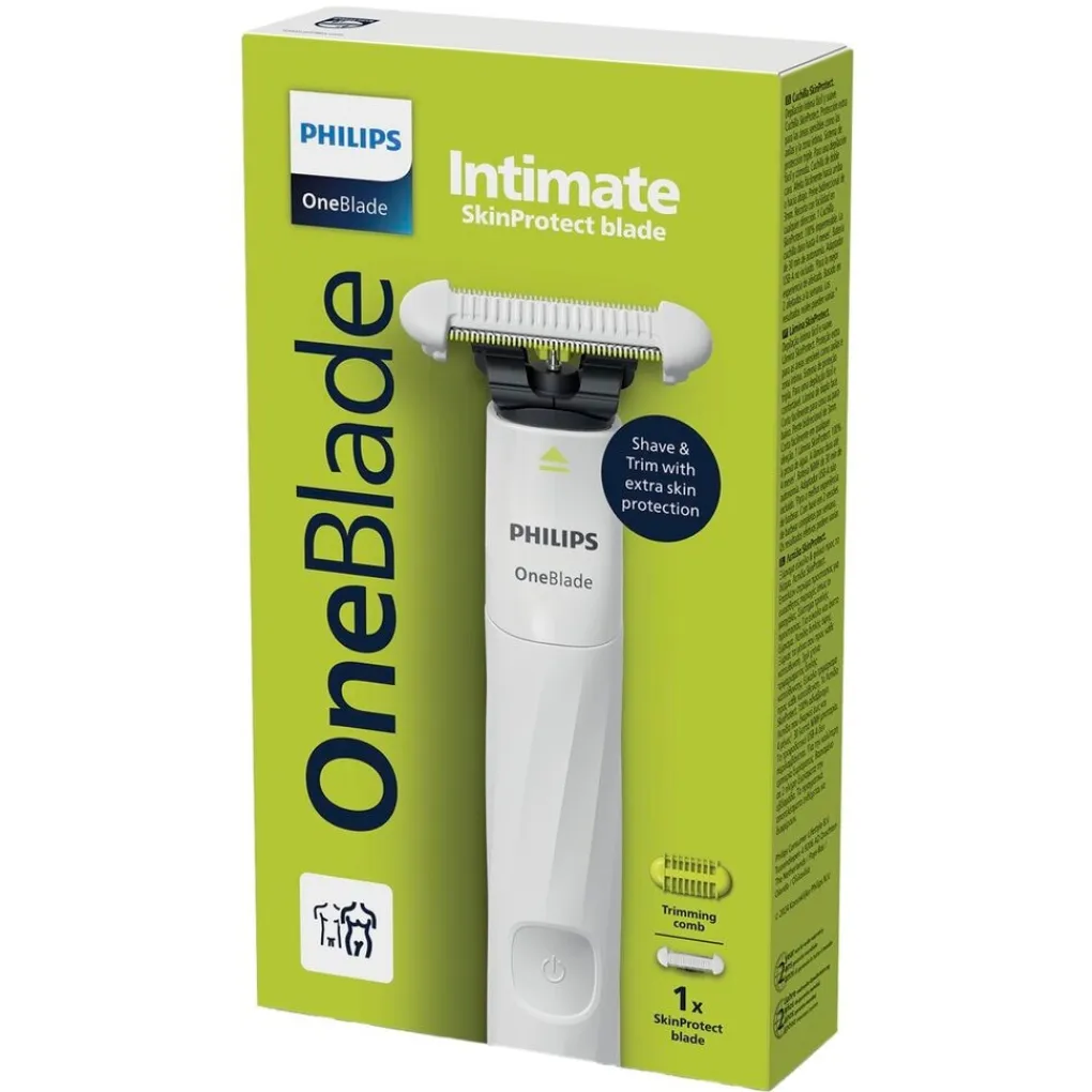 Heren Philips Multigroomers|Baardtrimmers>OneBlade Intimate Female QP1924/22 Scheerapparaat en Trimmer