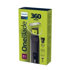 Heren Philips Multigroomers|Baardtrimmers>OneBlade Pro 360 Face+Body QP6507/23 Trimmer, Scheerapparaat en Styler